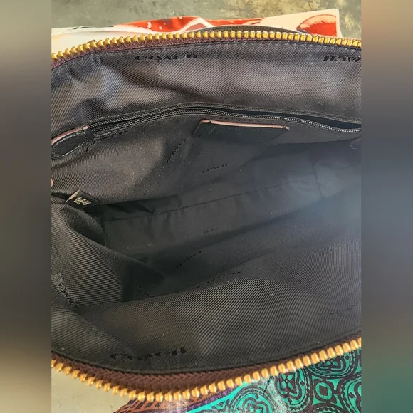 Coach Horse and Carriage Jacquard Prairie Satchel - Picture 5 of 13